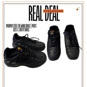 DYKHMILY Steel Toe Work Shoes | Men’s Size 8 | Safety Shoes